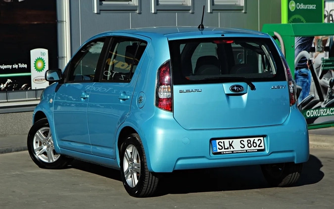 Subaru Justy cena 11900 przebieg: 185500, rok produkcji 2009 z Gostynin małe 781